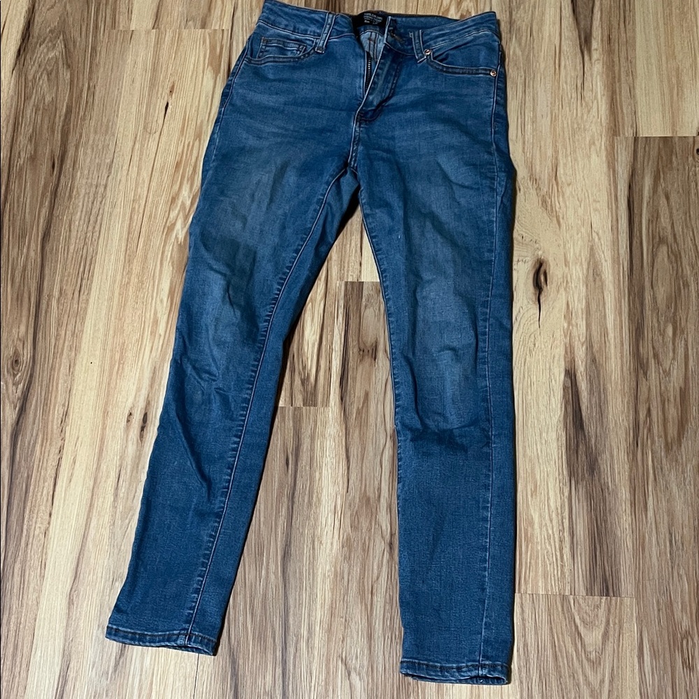 Women's Monkey Ride Skinny Jeans in Blue